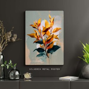 Abstrct Art Yellow Lily