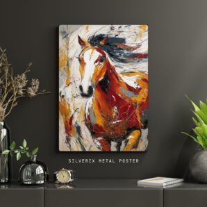 Abstrct Art Splashing Hourse